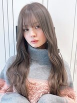 セイドット リー(Say. Ree)&nbsp;Say.グレージュフェミニンロング韓国風巻き似合わせカット表参道