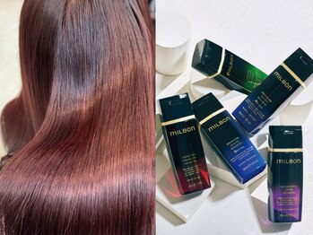 タヤ ザ ベーシックス フクオカテン(TAYA THE BASICS FUKUOKA)の写真/グローバルミルボンPremium新導入！ミルボン最高峰のヘアケアで実感効果と持続性を高め、憧れの髪へ