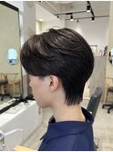 韓国マッシュニュアンスパーマダークアッシュ《用賀》