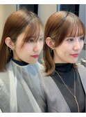 こだわりの顔周りカットで横顔盛れを叶えます!