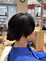 カシータ ヘア リゾート イオンモール熱田店(Casita hair resort)&nbsp;ハンサムショート×骨格矯正カット×暗髪オシャレ×耳掛け有り