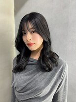 アヴァンス 西田辺(AVANCE.)&nbsp;ブルーブラック/顔まわりレイヤー/髪質改善【西田辺・阿倍野】