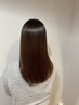 縮毛矯正or髪質改善ストレート+りんご幹細胞+髪質改善トリートメント