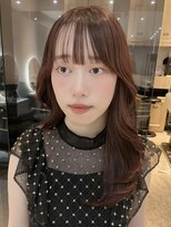 ジーナ 福岡天神(Zina)&nbsp;韓国風／レイヤーカット／顔周りカット