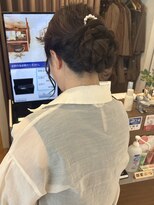 ビーバイシージャストビューティー(B by C just beauty)&nbsp;ヘアアレンジ　浴衣　結婚式　お呼ばれ