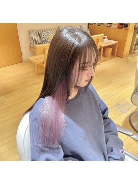 オーガニックエコ 川越(organic+eco) 黒髪×インナーカラー！