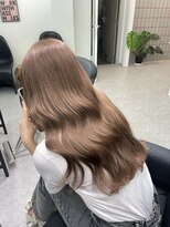 ペレ 渋谷(PELE)&nbsp;ミディアムヘア/デザインカラー/フェイスフレーミング/渋谷