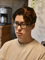 リム メンズヘア(LIM men's hair)&nbsp;艶感6:4分けセンターパート【メンズカット/倉敷/中島】