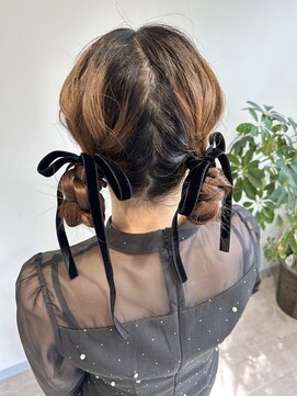 リースリー(Re.3 connecting beauty) 結婚式お呼ばれひつじちゃんヘア