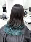 ターコイズブルーグラデーションカラー