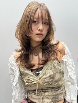 スティル カラン(STILL calin) コントラストベージュカラー×ハッシュカット