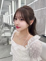 マウル 栄(MAEUL) 小顔カット 顔まわりカット 透明感カラー