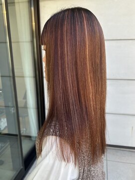 タリーゼ(TALISE) オレンジブラウン×ハイライト