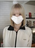 原宿/ルーツカラー　ブリーチ　デザインカラー