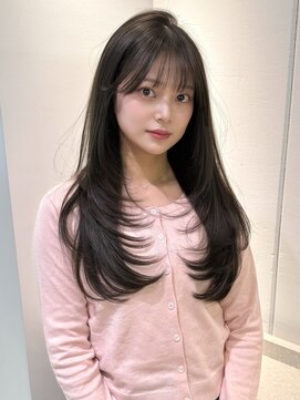 ロンプ(romp) レイヤーカットロングレイヤーハイレイヤー顔周りレイヤーi