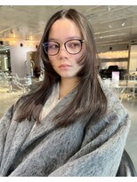 スクリーンギンザメゾン 銀座(SCREEN GINZA MAISON.) ミルクティーブロンド/ダークブルー/デジタルパーマ/銀座