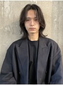 men's/メンズボブ/ニュアンスパーマ/メンズミディアム/眉毛/新宿
