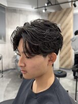 become men's hair 名駅EAST【10月3日 NEW OPEN(予定)】&nbsp;フェザーショート/毛流れ/センターパート/ナチュラル/名古屋