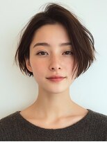 ロディーナ 大口 新子安(rodina) ハッシュカット/グレージュ/デザインカラー/大口新子安白楽鶴見