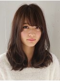 airクリープパーマでかけたミルクティーカール