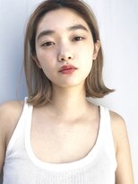 モホーク(MOHAWK)&nbsp;【MOHAWK】ブロンド × 外はねロブ