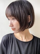 グリーン 表参道(green) 【green表参道】ぱつっとミニボブ/ダークアッシュ