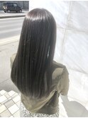 ロング透明感アッシュ