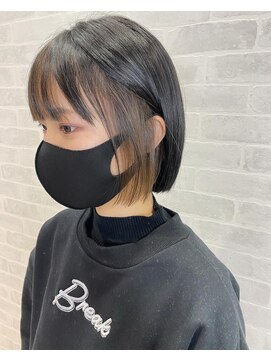 アヴァンス 京橋店(AVANCE) 小顔ボブ×イヤリングカラーで耳にかけてもGOOD