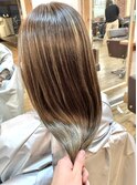 大人ハイライト×髪質改善トリートメント