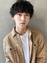 パーク(PARK)&nbsp;レイヤーマッシュ×黒髪×ナチュラルスパイラルパーマ