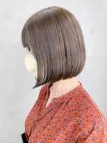 アイティーバイアルバム 下北沢店(IT by ALBUM)&nbsp;オリーブボブ_ショコラベージュボブルフベビーバング_ba340801