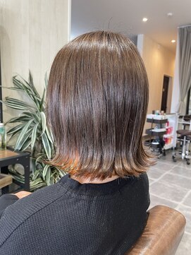 アプシー 三木店(Apsee) 切りっぱなし×オレンジ