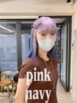 フラム 渋谷(flamme)&nbsp;ペールピンク×ロイヤルブルー