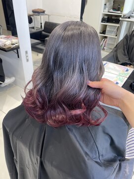 アライブ ハラジュク(ALIVE harajuku) 【ALIVE yu-ki  結んで隠せるグラデーションカラー】