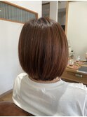 定番ボブ/アースカラー/20代30代40代
