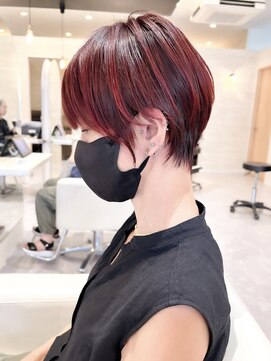 ヴィサージュタイム(VISAGE thyme) 丸みショート/ショート/ショートボブ/ボブ/ミニボブ/ハイライト