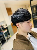 刈り上げマッシュスタイル