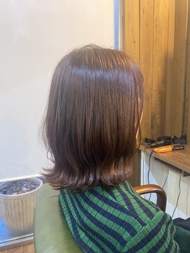 エコルアヘアー 西口(ecolua hair) 外はねミディ