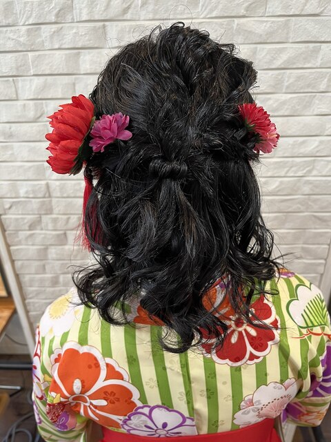 袴×ヘアアレンジ