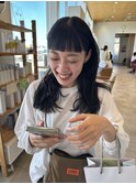 ぱちんとオン眉、顔周りレイヤー
