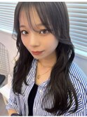 オリーブグレージュ/顔まわりレイヤー