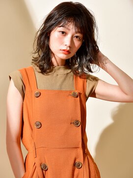 マイラ 銀座(myla) 20代30代イメチェンこなれミディアンブレラカラーウェーブパーマ