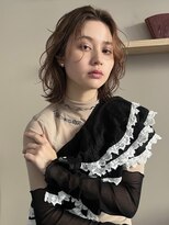 グリコ(grico)&nbsp;ニュアンスパーマ×はらりバング/レイヤーカット/顔周り/前髪