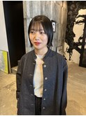 顔周りレイヤーボブ