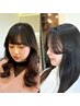 【西村おすすめ】小顔似合わせカット＋前髪パーマ＋トリートメント￥ 11000