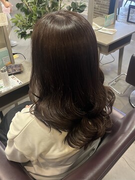 リファイン 羽村店 ココアブラウン/韓国巻き/くびれミディ/大人可愛い/ベージュ