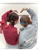 レースアップ×ツインお団子♪