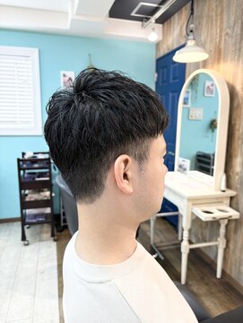 ブレス ヘアアンドスパ 湘南台(bless hair spa) 刈上げメンズスタイル3