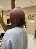 アンブレラカラー×ピンク×ベージュ