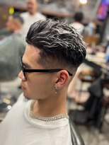 スリーセント 栄(3/cent) フェードメッシュパーマ
